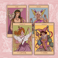 Mini Tarot Deck with Stickers- Chloe or Sam or Sophia or Marcus