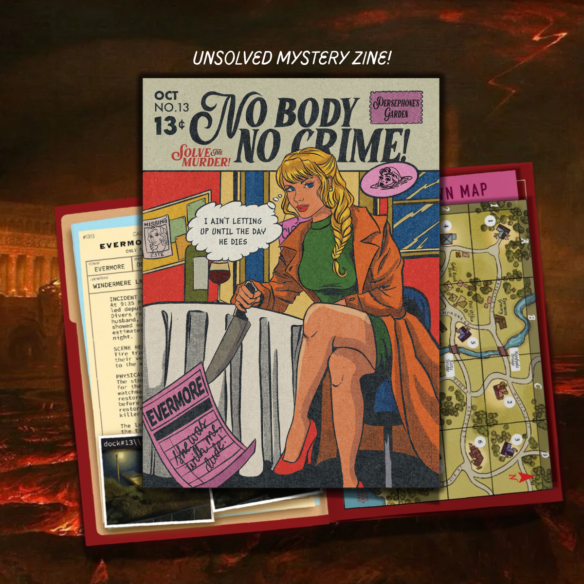 Unsolved Mystery Zine - No Body, No Crime